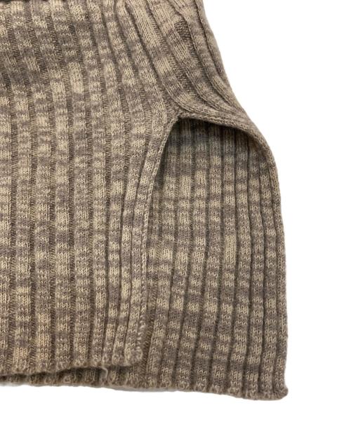 AURALEE（オーラリー）AURALEE (オーラリー) WIDE RIB KNIT ZIP POLO　A8AP02WR グレー サイズ:1の古着・服飾アイテム