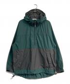 adidasアディダス）の古着「ハーフジップアノラックジャケット　80‘s デサント社 　AAD-6113」｜グリーン