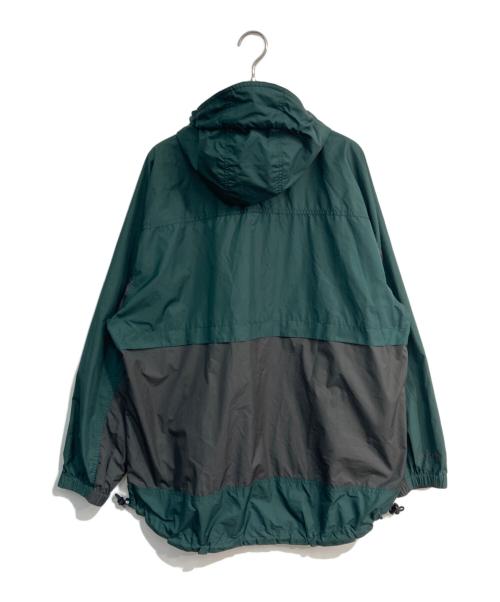 adidas（アディダス）adidas (アディダス) ハーフジップアノラックジャケット　80‘s デサント社 　AAD-6113 グリーンの古着・服飾アイテム