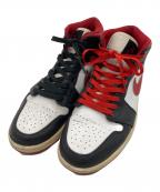 NIKEナイキ）の古着「AIR JORDAN1 MID」｜ブラック×レッド