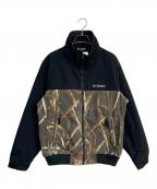 Columbiaコロンビア）の古着「ロマビスタ スタンドネック ジャケット　XM5673」｜ブラック×ブラウン