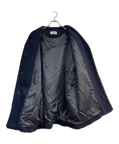 IENA（イエナ）IENA (イエナ) ECOPEL ボアハーフコート ネイビー サイズ:38の古着・服飾アイテム