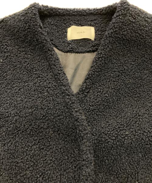 IENA（イエナ）IENA (イエナ) ECOPEL ボアハーフコート ネイビー サイズ:38の古着・服飾アイテム
