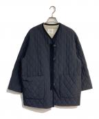 IENA LA BOUCLEイエナ ラ ブークル）の古着「ナイロンキルティングブルゾン　21011914147030」｜ネイビー
