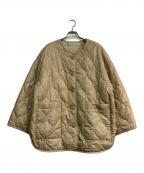 FRAMeWORKフレームワーク）の古着「キルティング×ボア 2WAYジャケット　21011220101140」｜ベージュ