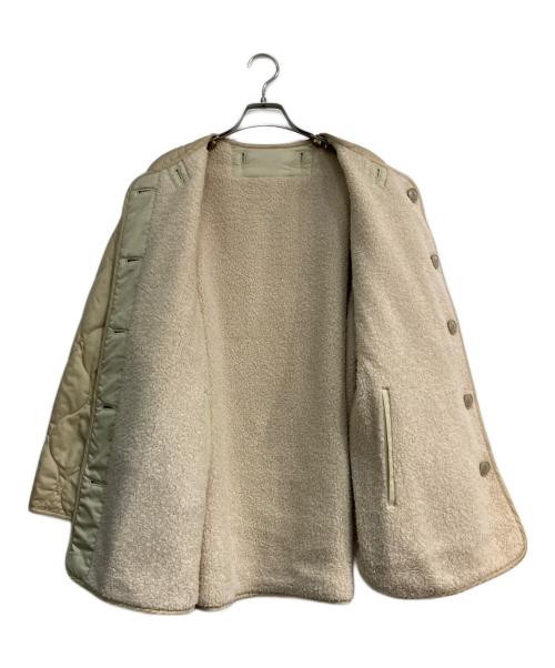 FRAMeWORK（フレームワーク）FRAMeWORK (フレームワーク) キルティング×ボア 2WAYジャケット　21011220101140 ベージュ サイズ:38の古着・服飾アイテム