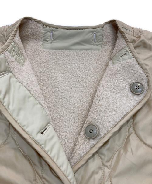 FRAMeWORK（フレームワーク）FRAMeWORK (フレームワーク) キルティング×ボア 2WAYジャケット　21011220101140 ベージュ サイズ:38の古着・服飾アイテム