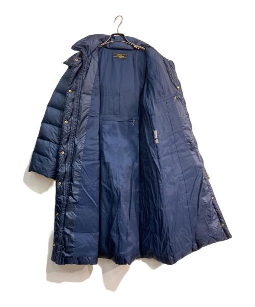 Leilian（レリアン）Leilian (レリアン) フーデットダウンコート　LR-14506 ネイビー サイズ:9の古着・服飾アイテム