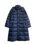 Leilian（レリアン）の古着「フーデットダウンコート　LR-14506」｜ネイビー