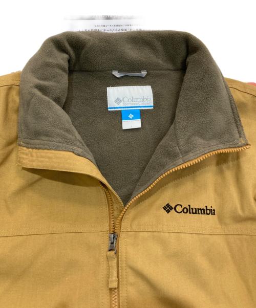 Columbia（コロンビア）Columbia (コロンビア) ロマビスタスタンドネックジャケット　XM5673 ベージュ サイズ:Lの古着・服飾アイテム