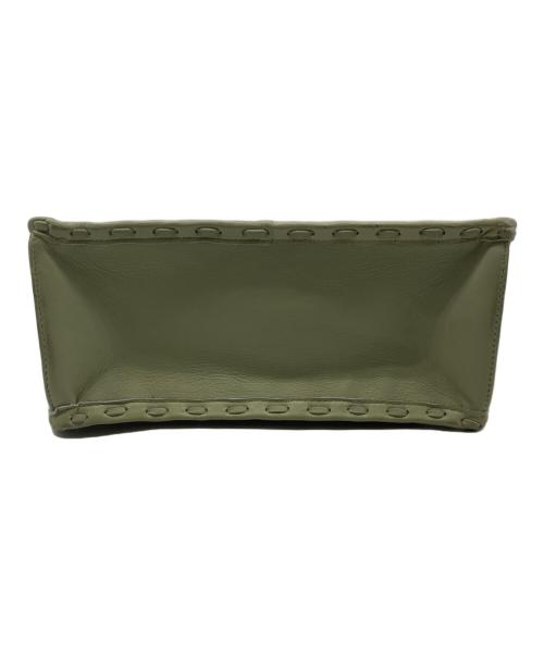 Carving Tribes（カービングトライブス）CARVING TRIBES (カービングトライブス) MS 配色フラワー刺繍バッグ グリーン サイズ:-の古着・服飾アイテム