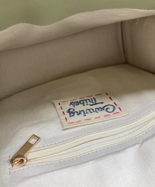 Carving Tribes（カービングトライブス）CARVING TRIBES (カービングトライブス) MS 配色フラワー刺繍バッグ グリーン サイズ:-の古着・服飾アイテム