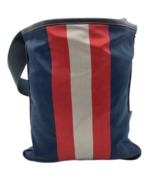 BALLY（バリー）BALLY (バリー) 斜めがけショルダーバッグ ネイビーの古着・服飾アイテム
