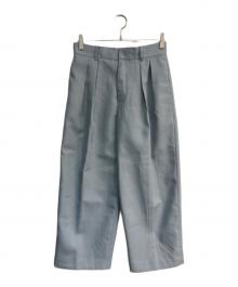 ETRE TOKYO（エトレトウキョウ）の古着「アジャスタブルセミワイドパンツ　1223620121-0」｜ブルー