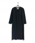 TODAYFULトゥデイフル）の古着「Vneck Slit Dress　12320313」｜ブラック