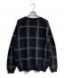 UNIVERSAL PRODUCTS. (ユニバーサルプロダクツ) JACQUARD CHECK CARDIGAN　233-60206 ブラック サイズ:2：10000円