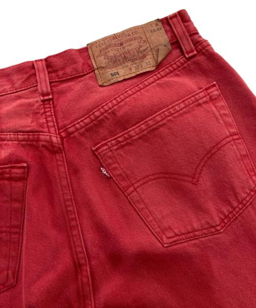 LEVI'S（リーバイス）LEVI'S (リーバイス) 後染め501デニムパンツ　 00'S USA製　6501 0680 レッド サイズ:W32L32の古着・服飾アイテム