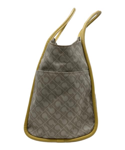 GHERARDINI（ゲラルディーニ）GHERARDINI (ゲラルディーニ) ソフティトートバッグ ベージュ×イエローの古着・服飾アイテム