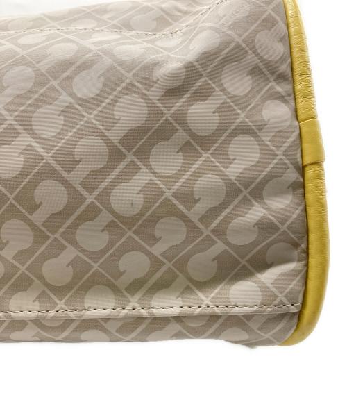 GHERARDINI（ゲラルディーニ）GHERARDINI (ゲラルディーニ) ソフティトートバッグ ベージュ×イエローの古着・服飾アイテム