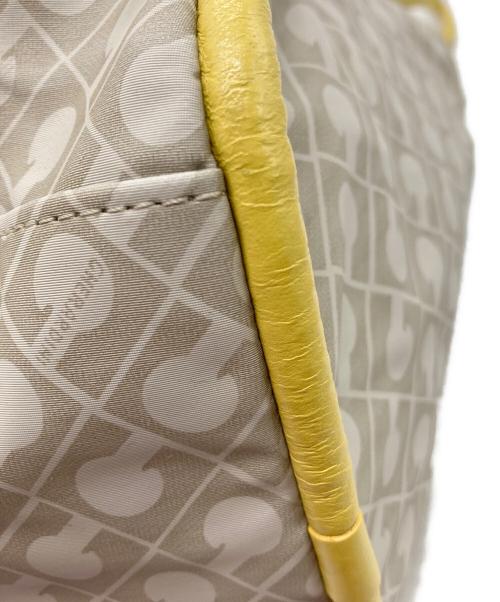 GHERARDINI（ゲラルディーニ）GHERARDINI (ゲラルディーニ) ソフティトートバッグ ベージュ×イエローの古着・服飾アイテム