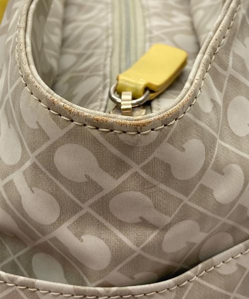 GHERARDINI（ゲラルディーニ）GHERARDINI (ゲラルディーニ) ソフティトートバッグ ベージュ×イエローの古着・服飾アイテム