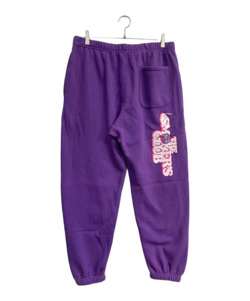 THE SMOKERS CLUB（スモーカーズクラブ）THE SMOKERS CLUB (スモーカーズクラブ) SMILE IN PEACE SWEATPASNTS パープル サイズ:XLの古着・服飾アイテム