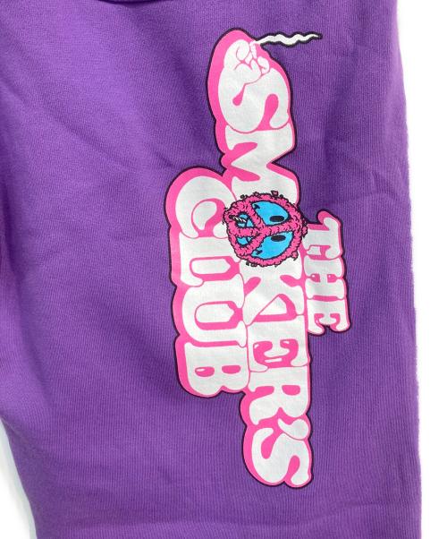 THE SMOKERS CLUB（スモーカーズクラブ）THE SMOKERS CLUB (スモーカーズクラブ) SMILE IN PEACE SWEATPASNTS パープル サイズ:XLの古着・服飾アイテム