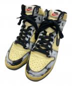 NIKEナイキ）の古着「DUNK HI 1985 SP　"Black Acid Wash"」｜イエロー