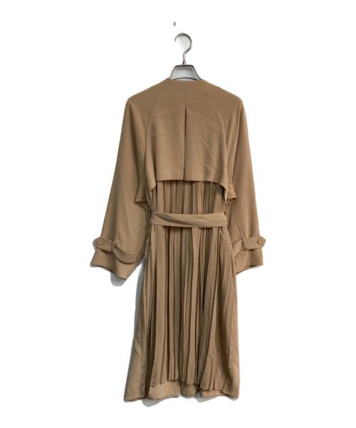 Mysty Woman（ミスティーウーマン）Mysty Woman (ミスティーウーマン) バックプリーツコート　MW07003AW ブラウン サイズ:M 未使用品の古着・服飾アイテム