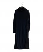 SCOT CLUBスコットクラブ）の古着「異素材ワンピース　N-2943」｜ブラック