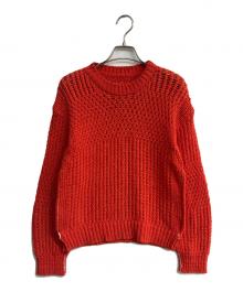 Acne studios（アクネ ストゥディオズ）の古着「CREW NECK SWEATER　FN-WN-KNIT000442」｜ブライトレッド