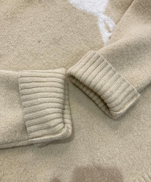 AMI Alexandre Mattiussi（アミアレクサンドルマテュッシ）AMI Alexandre Mattiussi (アミアレクサンドルマテュッシ) Ami de Coeur SWEATER ベージュ サイズ:Sの古着・服飾アイテム