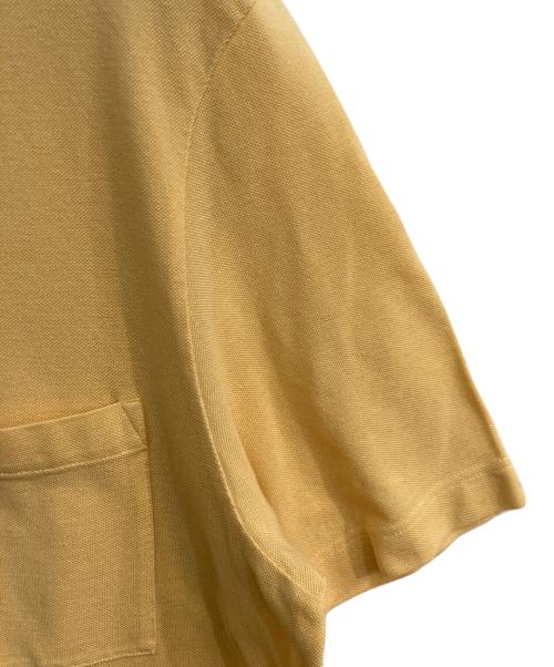 HERMES（エルメス）HERMES (エルメス) Hロゴ刺繍ポケットTシャツ イエロー サイズ:Lの古着・服飾アイテム