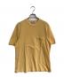 HERMES（エルメス）の古着「Hロゴ刺繍ポケットTシャツ」｜イエロー