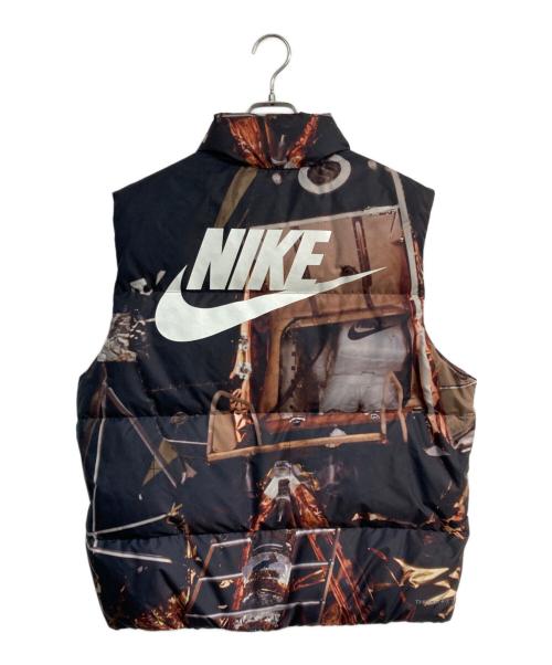 NIKE（ナイキ）NIKE (ナイキ) ZERO GRAVITY DOWN VEST　DD8274-010 ブラウン×ブラック サイズ:Mの古着・服飾アイテム