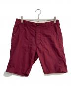 nanamicaナナミカ）の古着「ナイロンハーフパンツ　SUDS533」｜ワインレッド