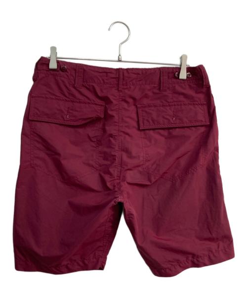nanamica（ナナミカ）nanamica (ナナミカ) ナイロンハーフパンツ　SUDS533 ワインレッド サイズ:W32の古着・服飾アイテム