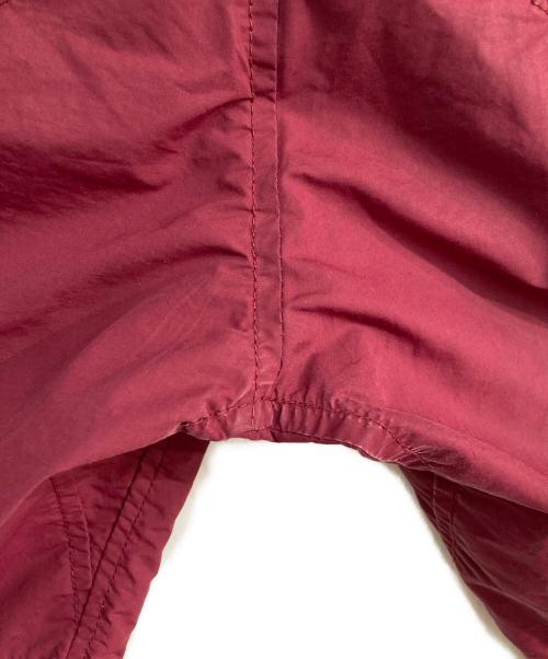 nanamica（ナナミカ）nanamica (ナナミカ) ナイロンハーフパンツ　SUDS533 ワインレッド サイズ:W32の古着・服飾アイテム