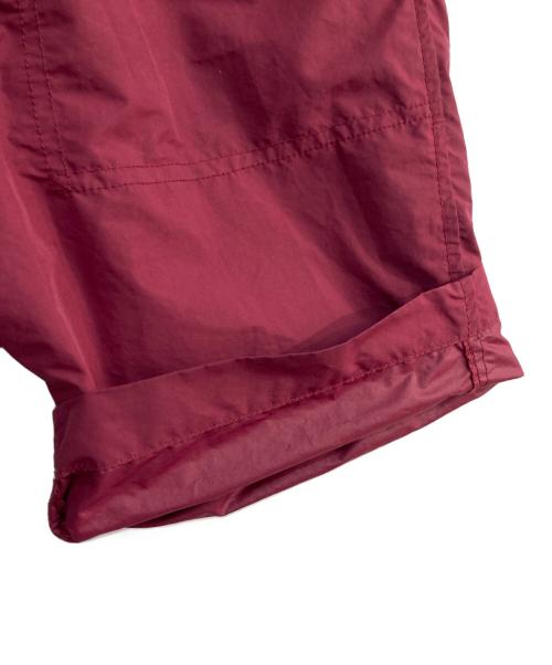 nanamica（ナナミカ）nanamica (ナナミカ) ナイロンハーフパンツ　SUDS533 ワインレッド サイズ:W32の古着・服飾アイテム