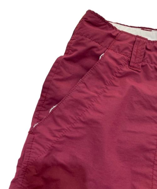 nanamica（ナナミカ）nanamica (ナナミカ) ナイロンハーフパンツ　SUDS533 ワインレッド サイズ:W32の古着・服飾アイテム