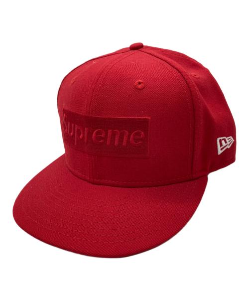 SUPREME（シュプリーム）Supreme (シュプリーム) New Era (ニューエラ) TONAL BOX LOGO CAP レッドの古着・服飾アイテム
