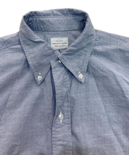 FAR EAST MANUFACTURING（ファー イースト マニュファクチュアリング）far east manufacturing (ファー イースト マニュファクチュアリング) ボタンダウンシャツ ブルー サイズ:15/31の古着・服飾アイテム