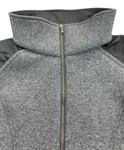 ADAM ET ROPE' FEMME（アダムエロペファム）ADAM ET ROPE' FEMME (アダムエロペファム) ダンボールコンビワンピース　GAE-24030-B グレー サイズ:Freeの古着・服飾アイテム