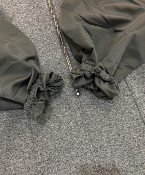 ADAM ET ROPE' FEMME（アダムエロペファム）ADAM ET ROPE' FEMME (アダムエロペファム) ダンボールコンビワンピース　GAE-24030-B グレー サイズ:Freeの古着・服飾アイテム