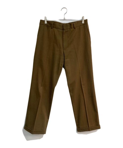 BOSS HUGO BOSS（ボス ヒューゴボス）BOSS HUGO BOSS (ボス ヒューゴボス) ストレートパンツ　90‘s USA製 ブラウン サイズ:34Rの古着・服飾アイテム