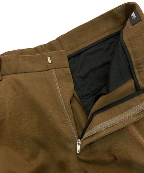 BOSS HUGO BOSS（ボス ヒューゴボス）BOSS HUGO BOSS (ボス ヒューゴボス) ストレートパンツ　90‘s USA製 ブラウン サイズ:34Rの古着・服飾アイテム