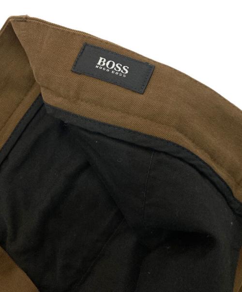 BOSS HUGO BOSS（ボス ヒューゴボス）BOSS HUGO BOSS (ボス ヒューゴボス) ストレートパンツ　90‘s USA製 ブラウン サイズ:34Rの古着・服飾アイテム