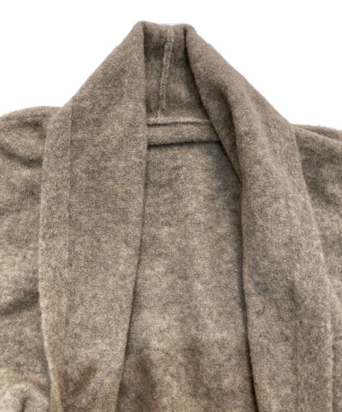 DAMA collection（ダーマコレクション）DAMA collection (ダーマコレクション) ヤクウールロングカーディガン ベージュ サイズ:2 未使用品の古着・服飾アイテム