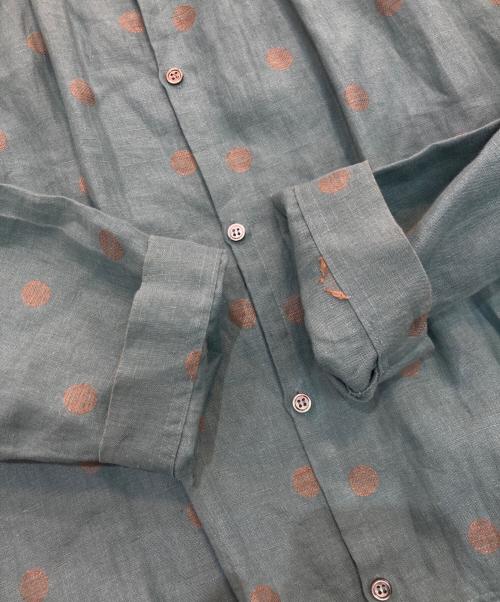 ichi（イチ）ichi (イチ) リネンシャツワンピース　M/H800302 グリーン サイズ:-の古着・服飾アイテム