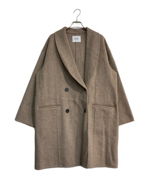 evernavy（エバーネイビー）evernavy (エバーネイビー) ウールリバーダブルコート　8100010 ベージュ サイズ:Mの古着・服飾アイテム